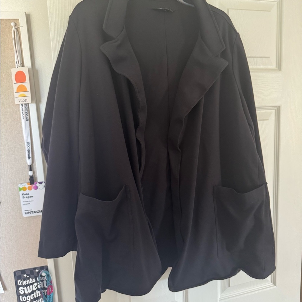 Athleta Plus Size Black Blazer
